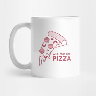 Will Code for Pizza - Programming Mug